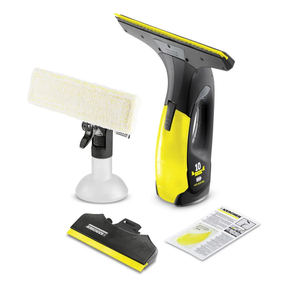 ⁨Kärcher WV 2 electric window cleaner 0.1 L Black, Yellow⁩ at Wasserman.eu