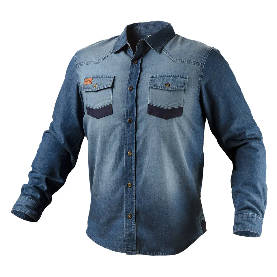 ⁨DENIM work shirt, size L⁩ at Wasserman.eu