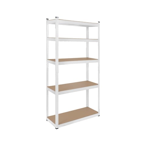⁨Metal storage rack 180x90x40 white Rebel⁩ at Wasserman.eu