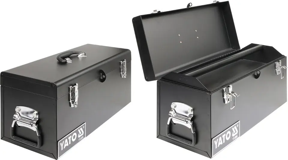 ⁨Yato YT-0886 small parts/tool box Metal Black⁩ at Wasserman.eu