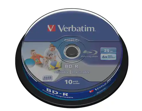 ⁨Płyta BDR Verbatim 43804 (25GB; 6x; 10szt.; Cake)⁩ w sklepie Wasserman.eu