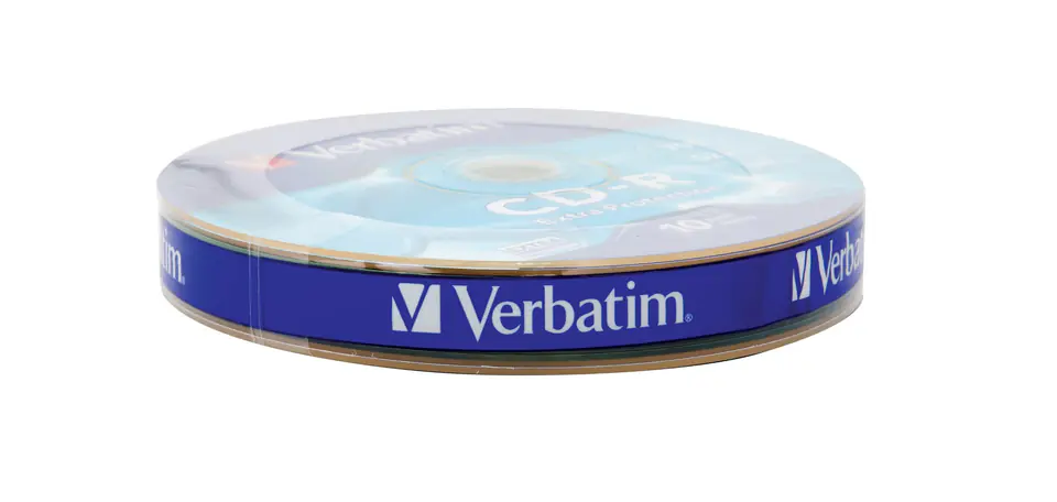 ⁨Verbatim CD-R 52X 700MB 10PK OPS Wrap EP 10 pc(s)⁩ at Wasserman.eu