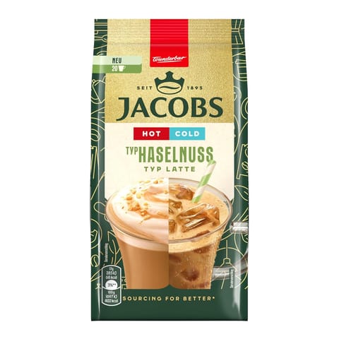 ⁨Jacobs Cappuccino Haselnuss Latte Orzech Laskowy 340 g⁩ w sklepie Wasserman.eu
