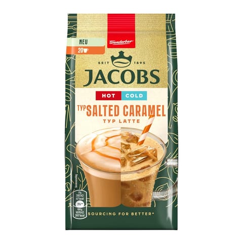 ⁨Jacobs Cappuccino Latte mit Salted Caramel Słony Karmel 340 g⁩ w sklepie Wasserman.eu