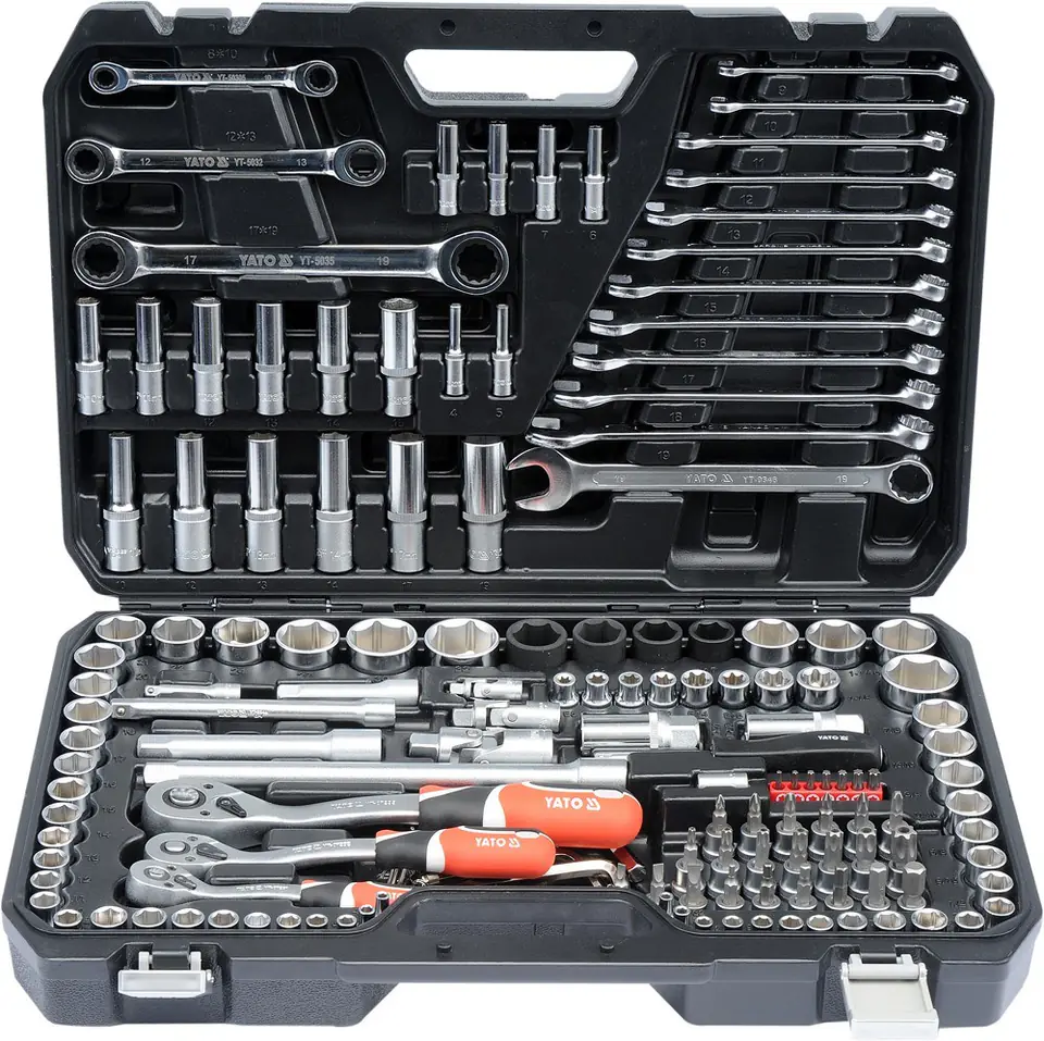 Zestaw kluczy XXL YATO 150szt. 1/4"-3/8"-1/2" 38811 w sklepie Wasserman.eu