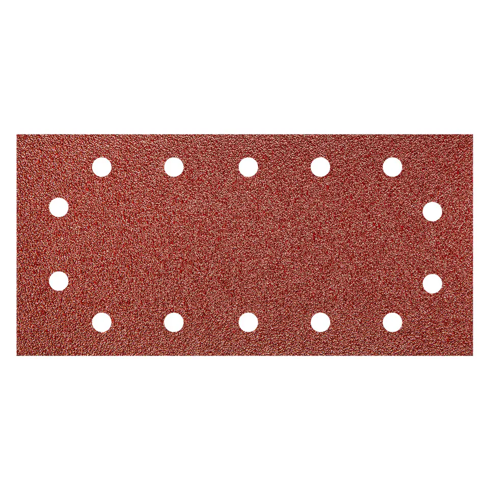 ⁨Papier ścierny na rzep 115 x 230 mm, K40, 5 szt., z otworami⁩ w sklepie Wasserman.eu