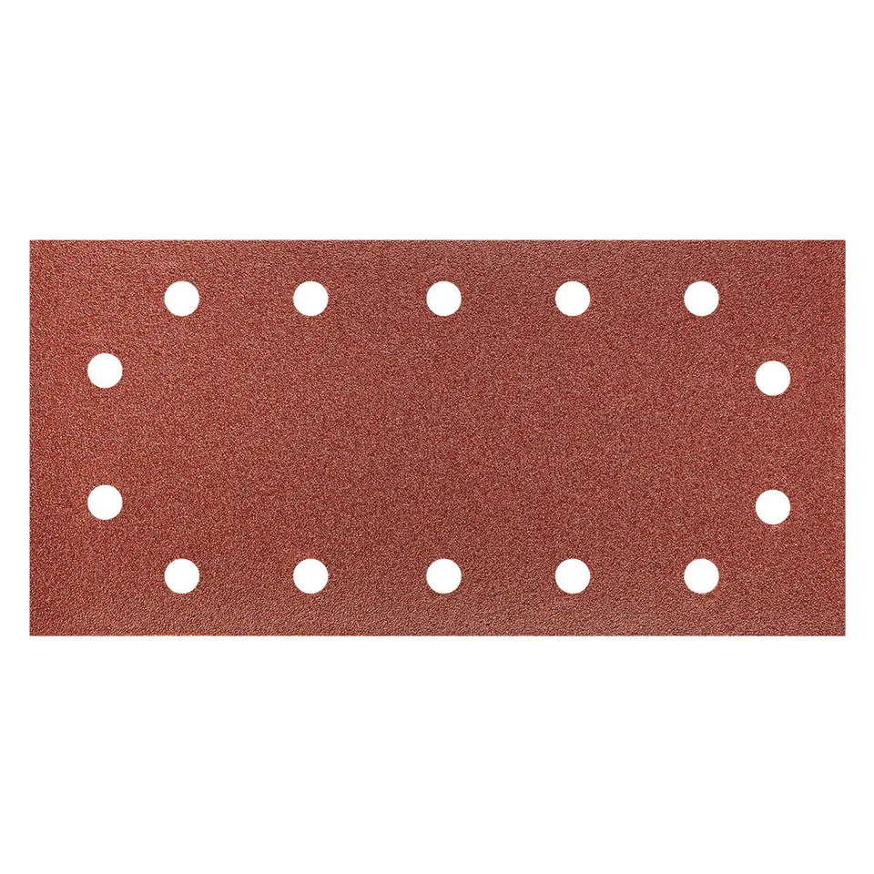 ⁨Papier ścierny na rzep 115 x 230 mm, K100, 5 szt., z otworami⁩ w sklepie Wasserman.eu