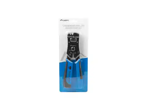 ⁨Lanberg NT-0203 cable crimper Crimping tool Black, Blue⁩ at Wasserman.eu