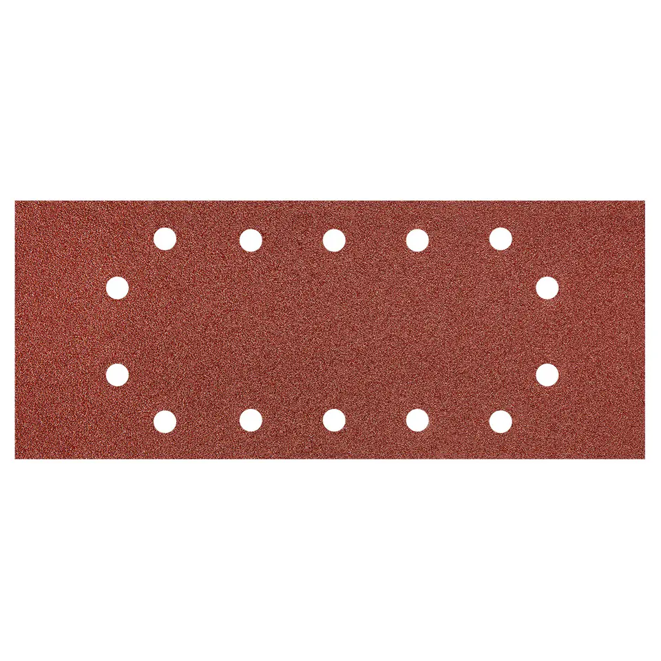⁨Sandpaper 115 x 280 mm, K80, 5 pcs., with holes⁩ at Wasserman.eu