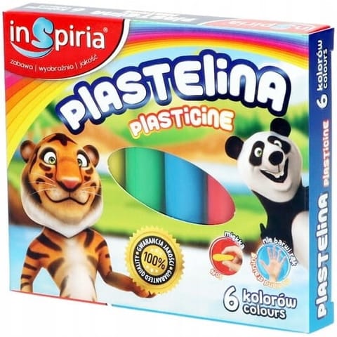 ⁨Plastelina 6 kolorów 0463-0001-99 Panta Plast⁩ w sklepie Wasserman.eu