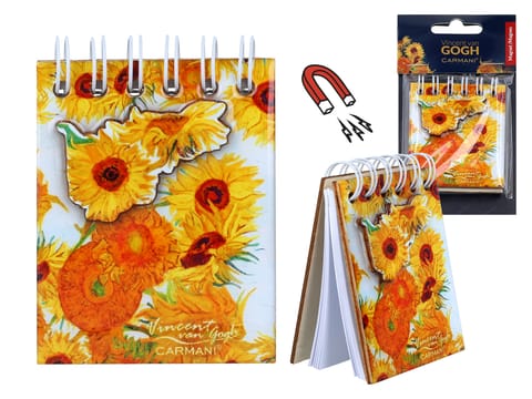 ⁨Notes magnetyczny - V. van Gogh, Słoneczniki (CARMANI)⁩ w sklepie Wasserman.eu