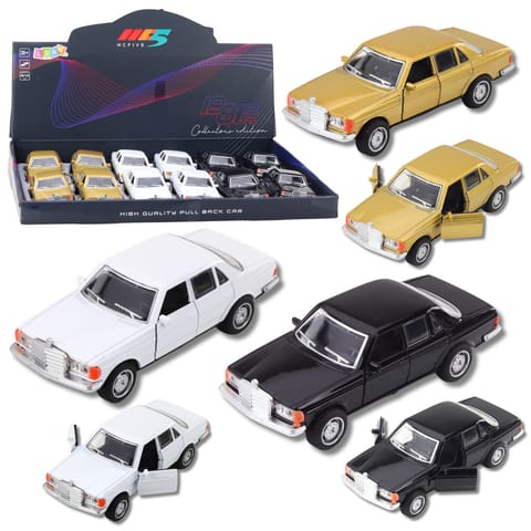 ⁨Samochód Klasyczny Metalowy Napęd Światła Dźwięki Otwierane Drzwi Mix⁩ w sklepie Wasserman.eu