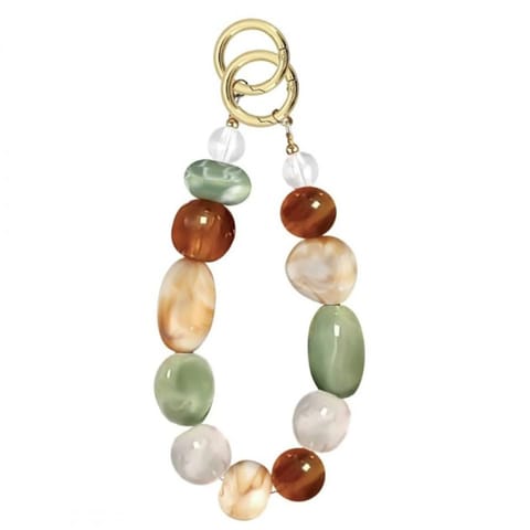 ⁨Brelok do kluczy korale, kamienie BRL375⁩ w sklepie Wasserman.eu