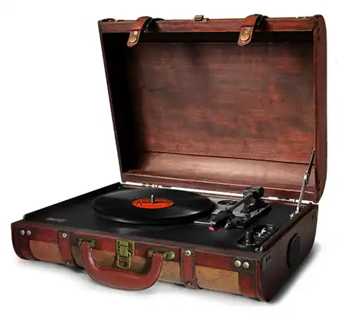 ⁨Gramofon retro Adler CR 1149 (kolor brązowy)⁩ w sklepie Wasserman.eu