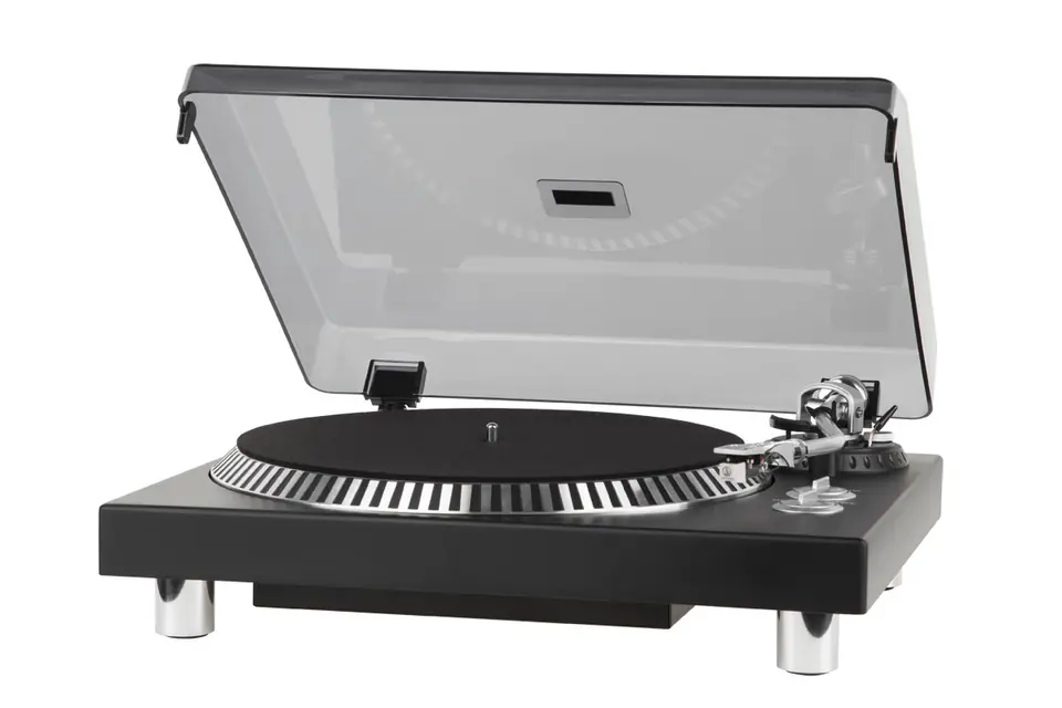 ⁨Krüger&Matz TT-602 Belt-drive audio turntable Black⁩ at Wasserman.eu