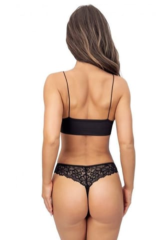 ⁨Stringi 245 Czarne (Rozmiar XL)⁩ w sklepie Wasserman.eu