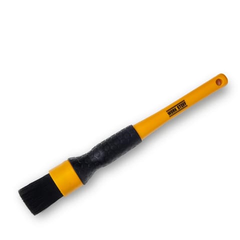 ⁨Work Stuff Detailing Brush Black Ultra Grip 24mm - pędzelek detailingowy z twardym włosiem⁩ w sklepie Wasserman.eu