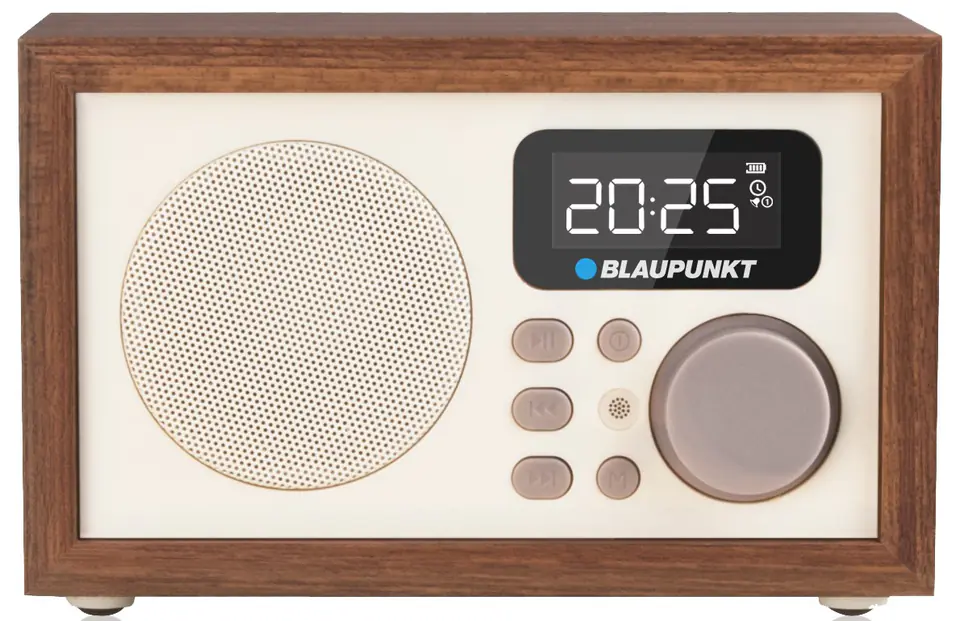 ⁨Blaupunkt HR5BR radio Clock Digital Beige⁩ at Wasserman.eu