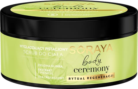 ⁨SORAYA Body Ceremony Wygładzający scrub pistacjowy do ciała 200 g⁩ w sklepie Wasserman.eu