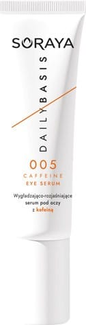 ⁨SORAYA Daily Basis Wygładzająco-rozjaśniające serum pod oczy z kofeiną 15 ml⁩ w sklepie Wasserman.eu