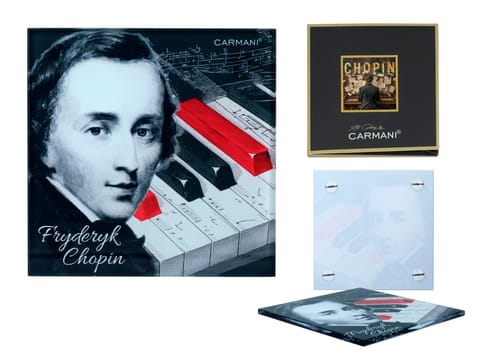 ⁨Podkładka szklana -  F. Chopin (CARMANI)⁩ w sklepie Wasserman.eu