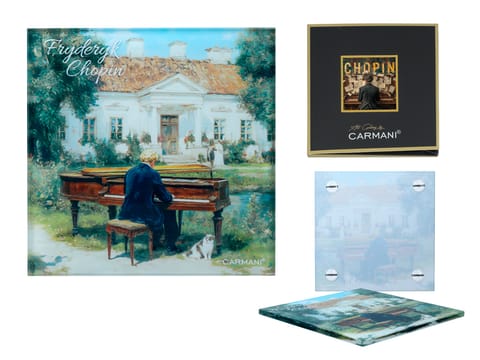 ⁨Podkładka szklana - F. Chopin (CARMANI)⁩ w sklepie Wasserman.eu