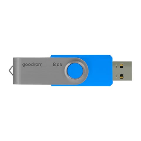 ⁨Goodram USB flash disk, USB 2.0, 8GB, Gooddrive UTS2, niebieski, bez nadruku BEZ OPAKOWANIA !!!wsparcie OS Win 7, EOL⁩ w sklepie Wasserman.eu