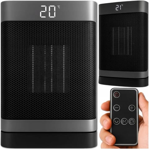 ⁨EXTRALINK GRZEJNIK ELEKTRYCZNY KOLUMNOWY CERAMICZNY FARELKA 1500W PILOT LED⁩ w sklepie Wasserman.eu