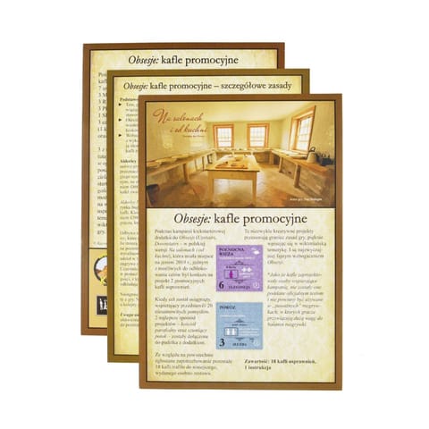 ⁨GRA OBSESJE - KAFLE PROMO - dodatek - LUCRUM GAMES⁩ w sklepie Wasserman.eu