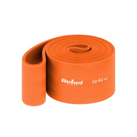 ⁨Guma do ćwiczeń TPE - Power Band PT-7, pomarańczowa 32-82 kg  REBEL ACTIVE⁩ w sklepie Wasserman.eu