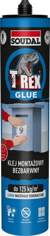 ⁨KLEJ MONTAŻOWY BEZBARWNY 310G T-REX⁩ w sklepie Wasserman.eu