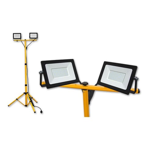 ⁨NAŚWIETLACZ LED NA STATYW 2*50W TIGA 4500K⁩ w sklepie Wasserman.eu