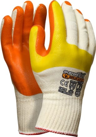 ⁨RĘKAWICE BRUKARSKIE WZMOCNIONE SUPER TECH 10⁩ w sklepie Wasserman.eu