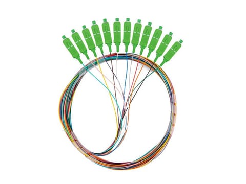 ⁨Pigtail SM SC/APC Semi Tight 9/125 G657A1 12X2M multikolor⁩ w sklepie Wasserman.eu