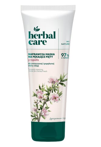 ⁨FARMONA Herbal Care Naprawcza maska na pękające pięty Propolis 100 ml⁩ w sklepie Wasserman.eu