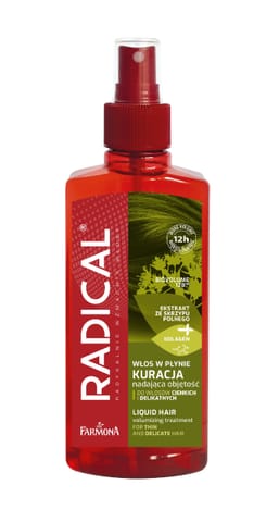 ⁨FARMONA Radical Włos w płynie - kuracja nadająca objętość 75 ml⁩ w sklepie Wasserman.eu