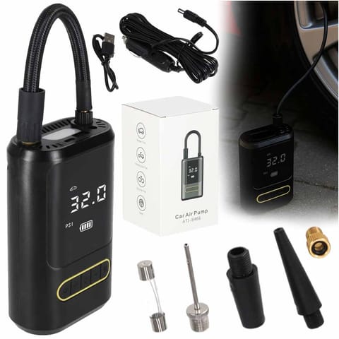 ⁨Pompka rowerowa elektryczna samochodowa powerbank USB⁩ w sklepie Wasserman.eu