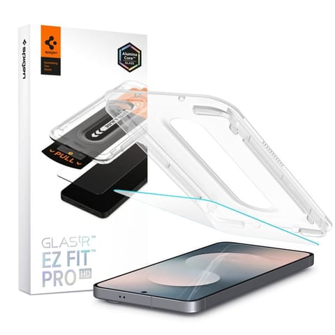 ⁨Spigen GLAS.TR EZ Fit Pro - Szkło hartowane do Samsung Galaxy S25 FE⁩ w sklepie Wasserman.eu