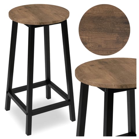 Hoker Flint Rustic loft industrial postarzany dąb w sklepie Wasserman.eu