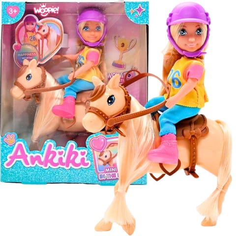 ⁨WOOPIE ROYAL Zestaw Laleczka Jeździec z Koniem⁩ w sklepie Wasserman.eu