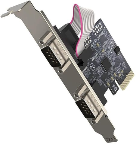 ⁨Unitek PCI Express kontroler 2x RS-232⁩ w sklepie Wasserman.eu
