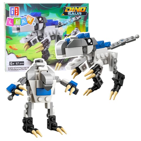 ⁨Klocki Konstrukcyjne 2w1 Dinozaur Robot Tyrannosaurus Rex 67 el.⁩ w sklepie Wasserman.eu