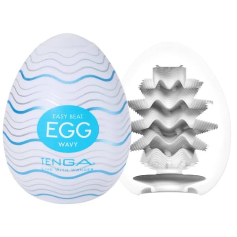 ⁨Masturbator jednorazowy Egg Wavy Tenga⁩ w sklepie Wasserman.eu