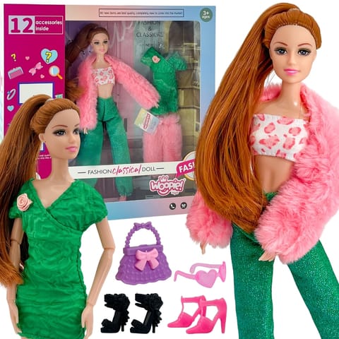 ⁨WOOPIE ROYAL Lalka Emi 30 cm - 12 Ukrytych Niespodzianek + Ubranka i Dodatki⁩ w sklepie Wasserman.eu