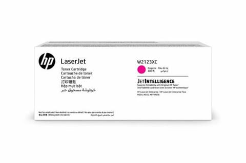 ⁨Oryginalny Toner Magenta HP LaserJet Color Enterprise M554, M555, M578 MFP (212XC W2123XC), kompatybilne z W2123X⁩ w sklepie Wasserman.eu