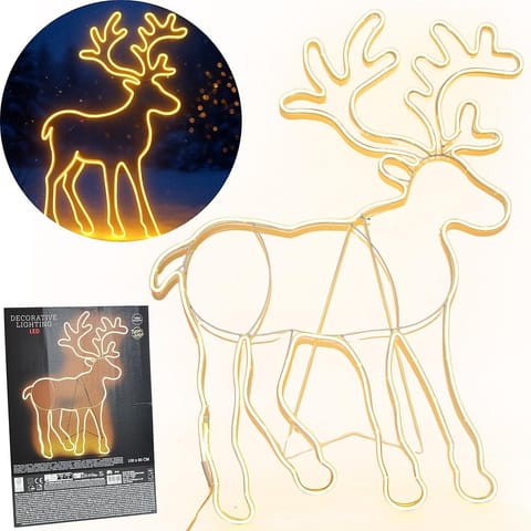 ⁨NEONOWA LAMPKA DEKORACYJNA 735 DIOD LED RENIFER⁩ w sklepie Wasserman.eu