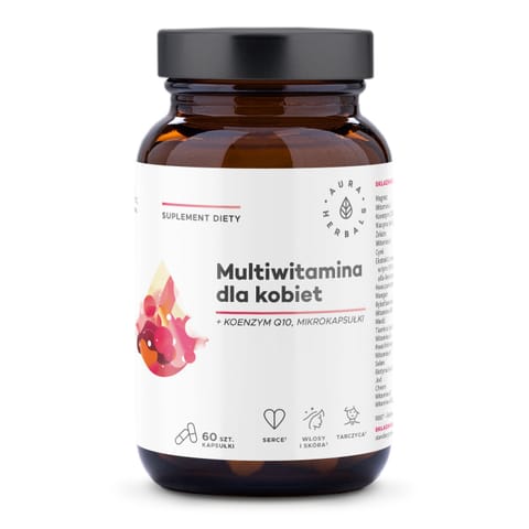 ⁨AURA HERBALS Multiwitamina dla kobiet 60 kapsułek⁩ w sklepie Wasserman.eu