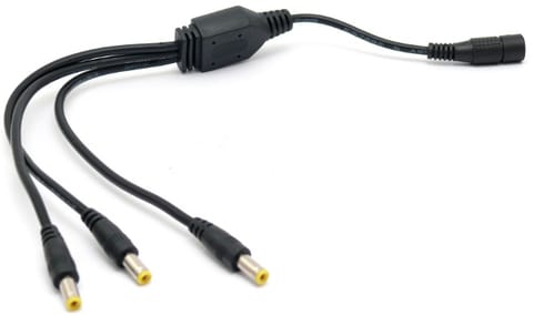 ROZGAŁĘŹNIK NA 3 WTYKI 2,1/5,5 Z GNIAZDEM w sklepie Wasserman.eu