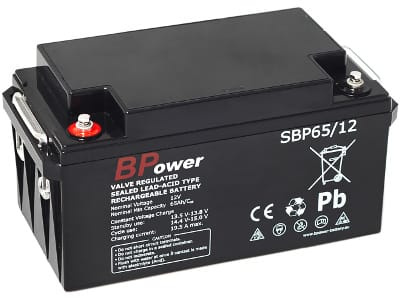 ⁨Akumulator AGM Powerbat 12V 65Ah⁩ w sklepie Wasserman.eu