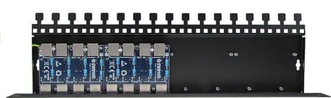 ⁨8-kanałowy panel zabezpieczający serii PRO z podwyższoną ochroną przepięciową POE EWIMAR PTF-58R-PRO⁩ w sklepie Wasserman.eu